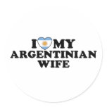 Argentinian  Wife Sticker