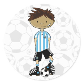 Argentinian World Cup Soccer Boy sticker
