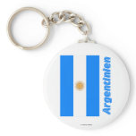 Argentinien Flagge mit deutschem Namen Keychains