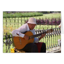 Argentne Guitar Player Greeting Card
