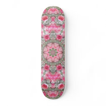 Argonne - Baby's Breath & Pink Roses Star Field Skateboard