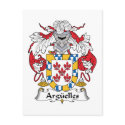 Arguelles Family Crest postcards by coatsofarms Arguelles Family Crest postcards