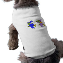 Arguing Witches on brooms copy pet clothing