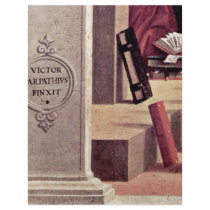 Argument Of St. Stephen Detail By Carpaccio Vittor Personalized Flyer