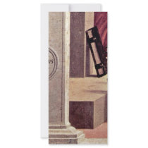 Argument Of St. Stephen Detail By Carpaccio Vittor Rack Card Design