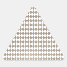 argyle09-tan ARGYLE PATTERN LIGHT GREY GRAY TAN DI Sticker