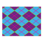 Argyle background postcards