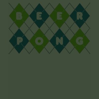 Argyle Beer Pong shirt
