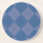 Argyle Beverage Coaster - Blueberry SQ
