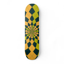 Argyle Burst/Flower - Citrus skateboards