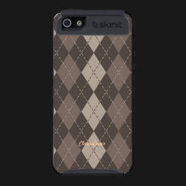 Argyle Chocolate Pattern Skinit skinit case