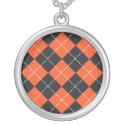 Argyle halloween Necklace necklace
