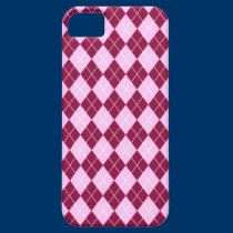 Argyle- Maroon iPhone 5 Case casemate cases
