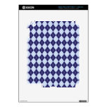 Argyle Pattern in Blue iPad 3 Skin