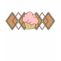 Argyle Pink Cupcake t-shirts by iheartcake Argyle Pink Cupcake t-shirts
