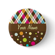 Argyle Polka Dots Pins