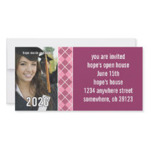 Argyle Senior Pictures 2010 Graduation Invitation photo cards