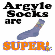 argyle socks are super acrylic cut out