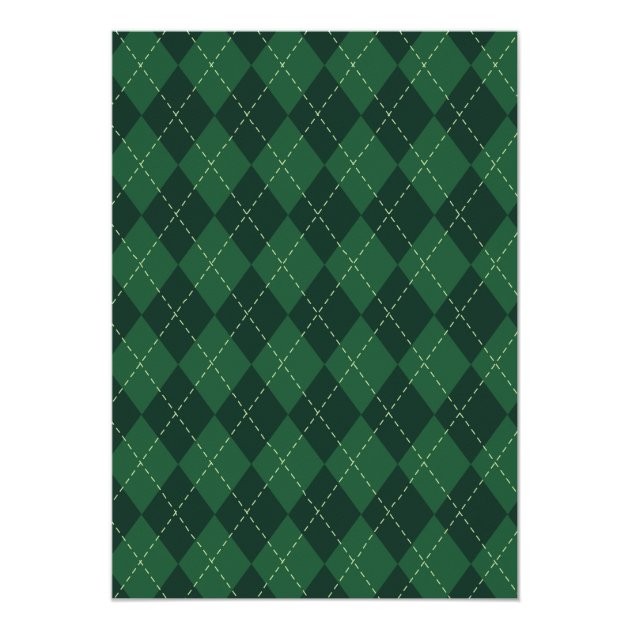 Argyle St. Patrick's Day Party Invitation