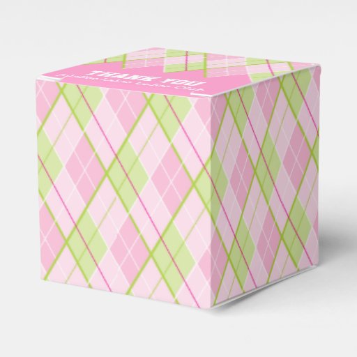 ... style pink ladies thank you golf gift box wedding favor boxes Zazzle
