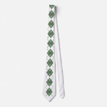 Argyle Tie - Green 5 with pattern