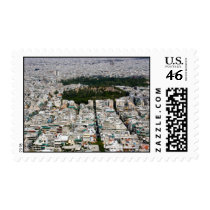 Arial View of Athens, Greece Postage