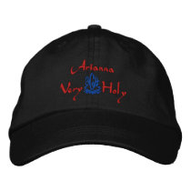 Arianna Name With Italian Meaning Black embroidered hats