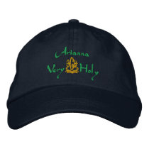 Arianna Name With Italian Meaning Green embroidered hats