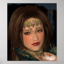 Arianna the Dainty, Princess of Aureca Print