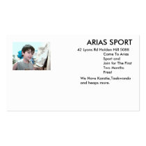 ARIAS SPORT business cards