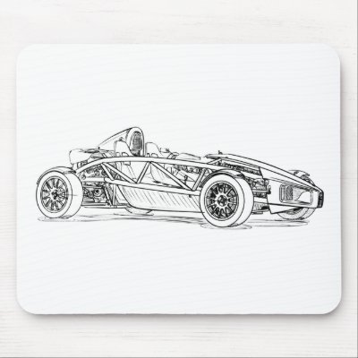 Ariel Atom Mouse Pad by tedlemon111