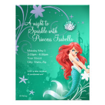 Ariel Birthday Invitation invitations