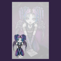 "Ariel" Cute Emo Angel Art Stationery