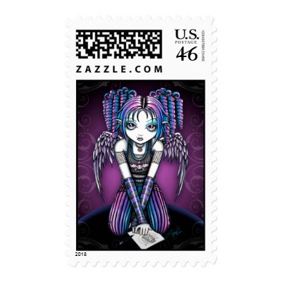 Ariel Emo Fairy Postage by mykajelina