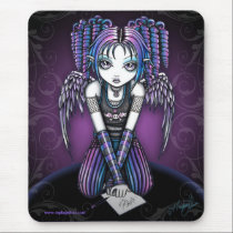 Ariel Gothic Knealing Angel mousepads