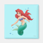 Ariel with Bubbles Refrigerator Magnet