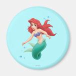 Ariel with Bubbles Refrigerator Magnets