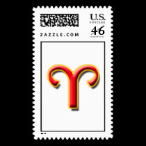 Aries #1 Postage stamps