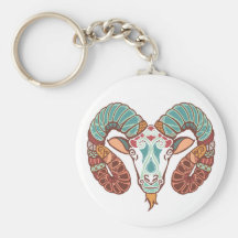 Aries/Aries symbol Key Chain