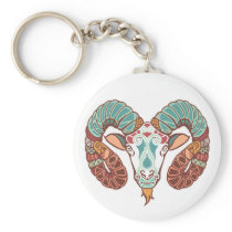 Aries/Aries symbol Key Chain