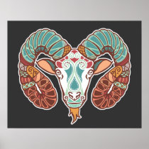 Aries/Aries symbol Posters