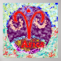 ARIES Astrological Symbol Posters