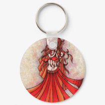 Aries Belly Dancer Art keychains