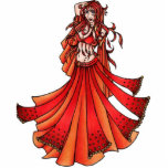 Aries Belly Dancer Acrylic Cut Out