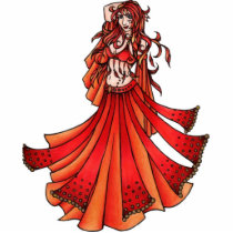 Aries Belly Dancer photo sculptures