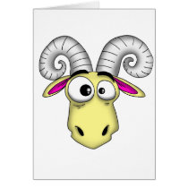 Aries Cartoon cards