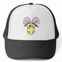 Aries Cartoon Mesh Hats