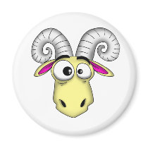 Aries Cartoon Magnets
