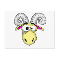 Aries Cartoon postcards