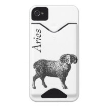Aries Case Mate with Text Id Iphone 4 Cover